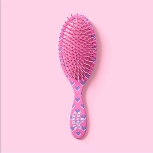 New Stoney Clover Lane x Target Pink / Purple Mini Hearts Detangling Hair Brush